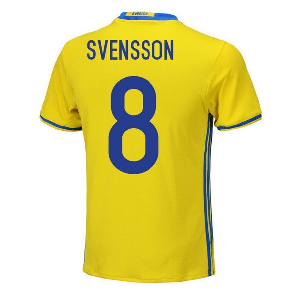 Camiseta Sweden 1ª Svensson 2018 Amarillo